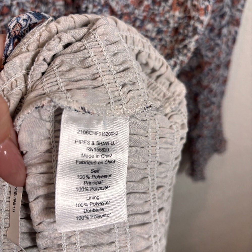 Veronica Beard Farha Vine Print Dress Size 4 Floral Mini Dress - Picture 6 of 6